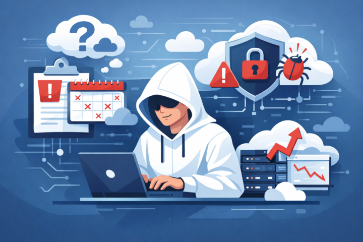 Ilustrasi kesalahan umum dalam implementasi cloud computing pada bisnis