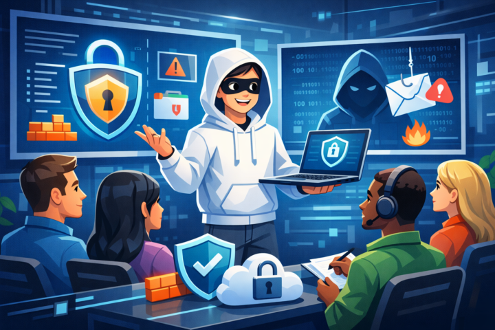 Karyawan mengikuti pelatihan keamanan data sebagai bagian dari program DLP