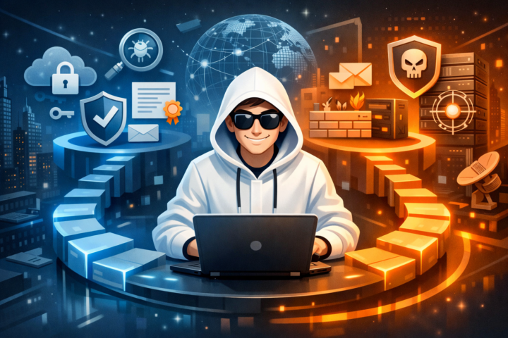 Diagram sertifikasi cybersecurity untuk jenjang karier pemula hingga profesional