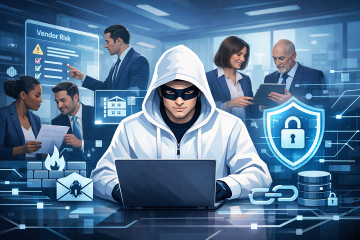 Manajemen risiko vendor untuk organisasi dengan banyak mitra dalam ruang kantor modern